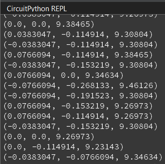 Accelerometer Bluetooth connection to UART