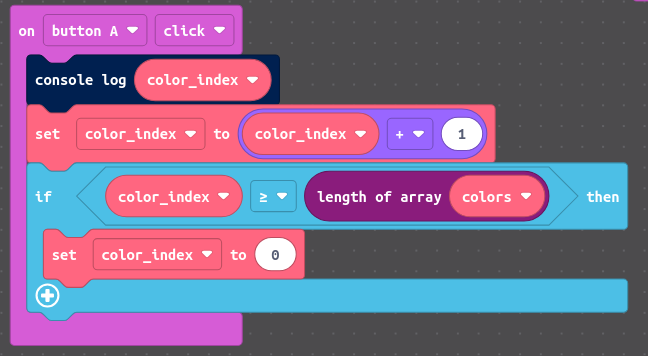 CircuitPlayground Bluefruit simulator len